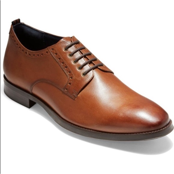 Cole Haan Jefferson Grand 2.0 Plain Toe Derby Shoes Size 13 - Picture 1 of 9